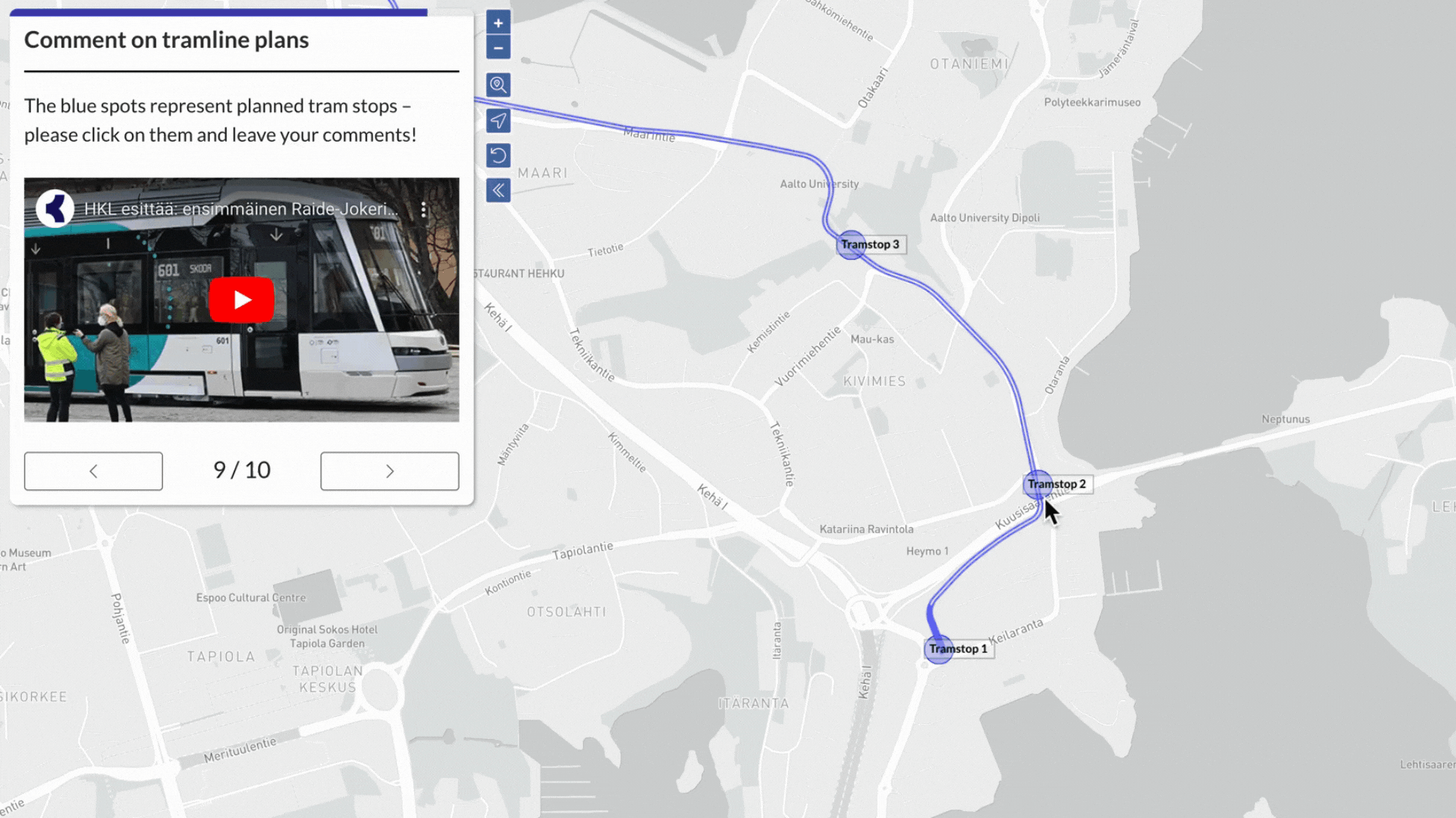 Add popup features to a map (Popup map/Click maps) Maptionnaire Support